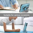 thumbnail image 7 of Decase for Samsung Galaxy S21 FE Ring Stand Case, Military-Grade Protection Compatatible with MagSafe Slim Shockproof Magnetic Phone Grip with Adjustable Stand Phone Case, lightblue, 7 of 7