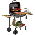 thumbnail image 1 of Outsunny Barbecue au Charbon, Barbecue Portatif avec 3 Tablettes, 1 of 10