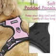 thumbnail image 2 of rabbitgoo Dog Harness  No-Pull Pet Harness with 2 Leash Clips  Adjustable Soft Padded Dog Vest  Reflective No-Choke Pet Oxford Vest with Easy Control Handle for Large Dogs  Teal  L, 2 of 9