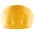 thumbnail image 4 of Urban Shop Velvet Plush Bean Bag Sofa Chair for Kids & Adults, Yellow, 27" D x 27" W 32" H, 4 of 5