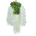 thumbnail image 2 of Tuvgenk Violet Artificial Flowers Indoor Holiday White Artificial Flowers for Outdoors Sturdy Wall Hanging for Decoration, 2 of 5