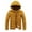 Yellow, variant on gbyLJF Men's Down Jacket Winter Hooded Puffer Coat Casual Solid Color Full Zip Jackets Thicken Warm Coat with Zipper Pockets
