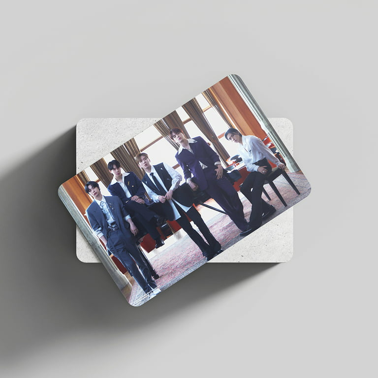 55Pcs Kpop Group MONSTA X Photo Cards MONSTA X 2022 Lomo Cards MONSTA X  Shape of Love Album Cards Pack MONSTA X Merch Photocard Set Fans Gift 
