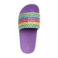 thumbnail image 4 of Kensie Girl Slides (Little Kid Sizes) - Purple/Multi, 2, 4 of 6
