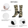 thumbnail image 5 of Athletic Socks Army Camouflage Pattern Sport Running Calf Socks Crew Socks for Men Women, 5 of 7