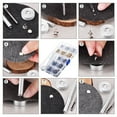 thumbnail image 5 of Awdenio 180 Serti de Rivets en Cuir à Embout Unique avec Outil de Fixation, 5 of 5