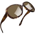 thumbnail image 1 of Gafas de sol Joopin Tortoise Oversized Polarized para mujer, 1 of 6