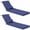 Navy Blue, variant on FOOWIN Waterproof Outdoor Chaise Lounge Cushions, 72"×21"×3" Lounge Chair Cushions for Poolside & Patio Chairs Set of 2, Navy Blue