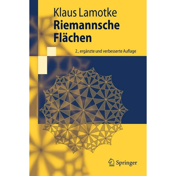 Springer-Lehrbuch Riemannsche FlÃ¤chen, (Paperback)