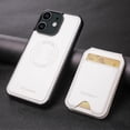 thumbnail image 2 of for iPhone 12 Mini Case Wallet with Card Holder for Women Men Compatible with Magsafe Wallet Detachable Magnetic 2 in 1 Stand Credit Card Slots PU Leather Shockproof Phone case-Off, White, 2 of 10
