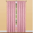 thumbnail image 2 of Collections Etc Floral Scrolling Vine Pattern Rod Pocket Top Window Drapes, 2 of 4