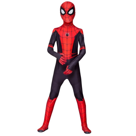 2026 New Halloween Spide Cosplay Costume, Super Hero Costume Set, Cosplay Set Includes Jumpsuit with Mask, Halloween Cosplay Dress Up Outfit