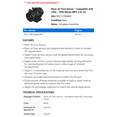thumbnail image 2 of Mass Air Flow Sensor - Compatible with 1996 - 1998 Mazda MPV 3.0L V6 1997, 2 of 2