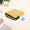 thumbnail image 3 of Unique Bargains 1 Pc Bell Flower Makeup Bag for Business Travel Orange Canvas, 3 of 5