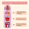 thumbnail image 4 of 50 Pieces Sprunki Kids Stickers Pack, Sprunki Birthday Decorations, Waterproof Removable Decals for Water Bottles, Laptops, Phones, 4 of 5