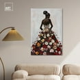 thumbnail image 3 of Girl Wearing Garden Grace I Canvas Ebony Portrait Art by Art Remedy, Gallery Wrapped, 30" x 45", 3 of 7