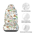 thumbnail image 4 of Daiia Sea Animals 1 Printed Car Seat Cover - Waterproof & Sweatproof - Universal Fit, Machine Washable, Non-Slip - Seat Protector for Car, Truck, SUV, Van (1 Pack), 4 of 5