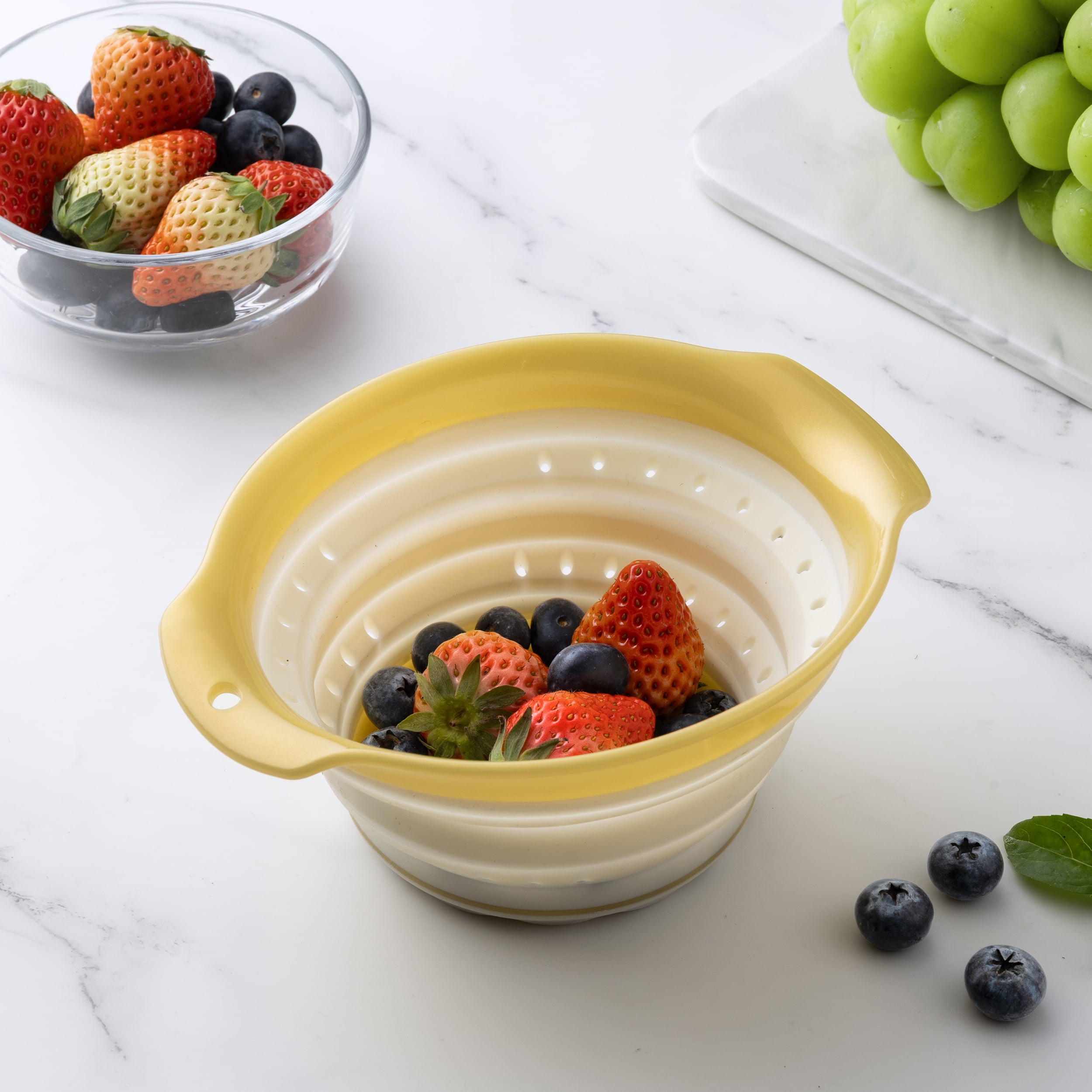 Cook With Color Collapsible Berry Colander Medium - Compact for Everyday Use