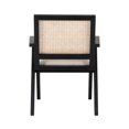 thumbnail image 3 of Rotterdan Dining Chair With Wood Frame and Natural Rattan SET OF 2, 3 of 6