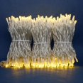 thumbnail image 2 of YULETIME 100 ft 300 Count Warm White LED String Lights with Adapter, Clear Wire Wide Angle 5mm Christmas Light (Warm White), 2 of 8