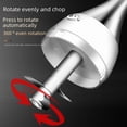 thumbnail image 3 of Manual Multi-Functional Kitchen Tool: Compact 304 Stainless Steel & PP Garlic Crusher for Mashing, Shredding, Chopping – Ideal for Home Cooking, Easy to Use & Store, Durable Gift for Cooking, 3 of 6
