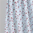 thumbnail image 4 of ICHUANYI Clearance Women's Elastic Waist Printed Mid-length With Pleated Large Hem A-line Skirt(Blue, XL) Ichuanyi Ichuanyi, 4 of 9