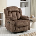 thumbnail image 2 of Lift Chairs for Elderly, 23in Oversized Lift Recliners 330b Capacity, Power Lift Recliner Chair for Living Room, Heavy-Duty Theater Recliner Sofa, with Massage and Heat Function, Brown, 2 of 6