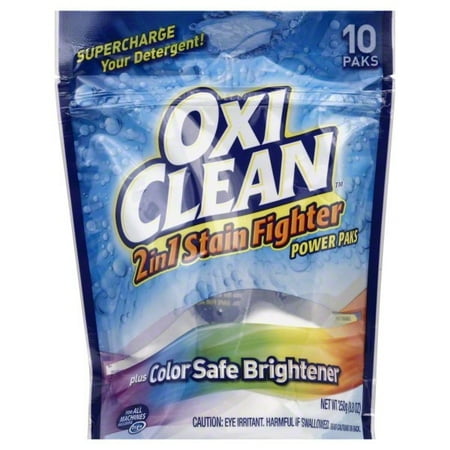 OxiClean Max Force Laundry Stain Fighter And Booster Power Paks, 10 count