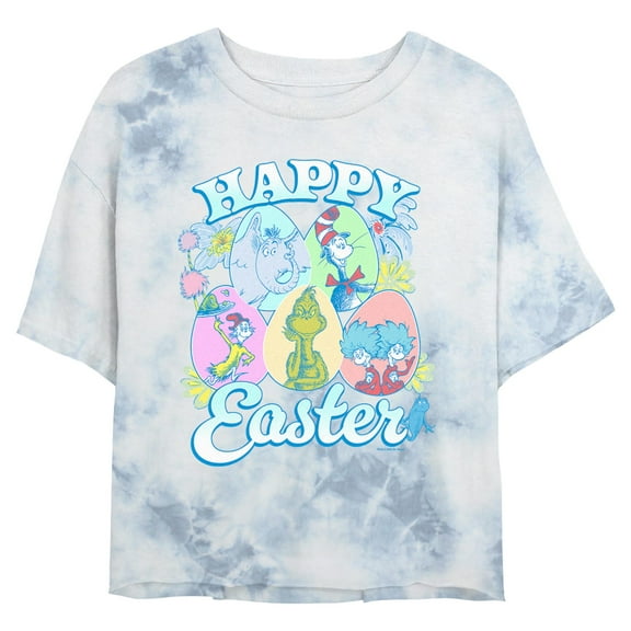 Junior's The Grinch Happy Easter Graphic T-Shirt