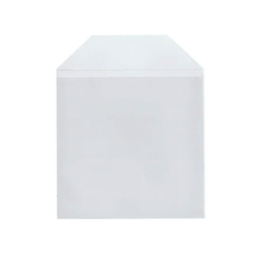 Maxtek 50 Pieces Clear Transparent CPP Plastic CD DVD Sleeves Envelope Holder, 100 Micron Thickness.