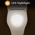 thumbnail image 6 of Smart Toilet with Built-in Heated Seat, One Piece Elongated Modern Toilet with Adjustable Temp Heated Seat  Auto Flush, Dual Flush Toilet 1/1.28 GPF, Foot sensor Flush,Knob Control, 6 of 7