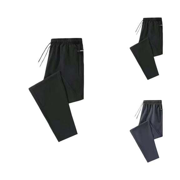 Jogger Pants for Men - Comfortable Breathable Sweatpants with Pockets and Elastic Waistband for Travel & Commute