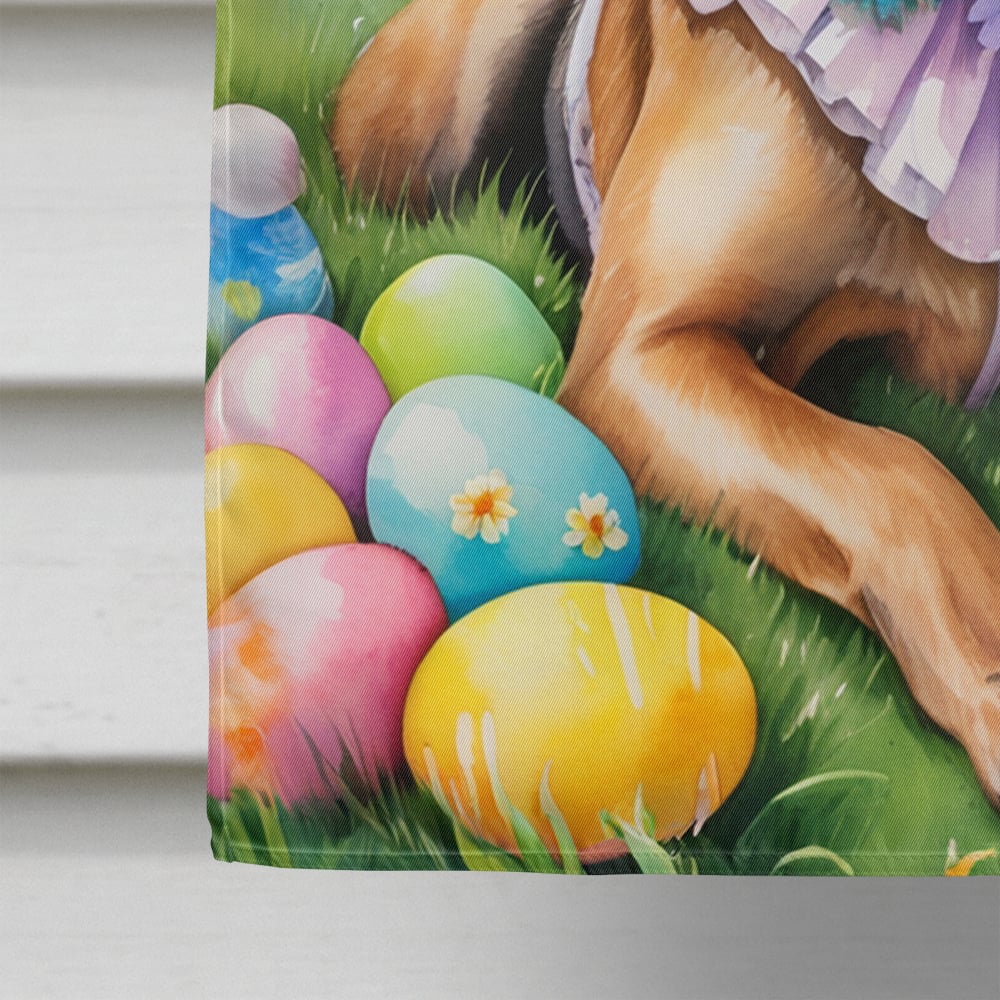 Belgian Malinois Easter Egg Hunt House Flag 28 in x 40 in