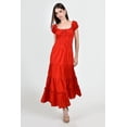 thumbnail image 1 of Vestido maxi campesino Roman Fashion /Juvenil, 14646 (Rojo) rojo G, 1 of 5