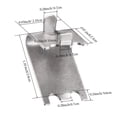thumbnail image 2 of Clips Hotop para estantes de nevera, 32 piezas, acero inoxidable 920158, 2 of 5