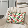 thumbnail image 6 of KLL Vegetables Pattern Silk Pillowcase for Hair and Skin Standard Size 20"X 30" Soft Breathable Pillow Covers for Sleeping, 6 of 7