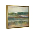 thumbnail image 3 of Calming Countryside Scenery Field Landscape Painting Metallic Gold Framed Art Print Wall Art, 3 of 6