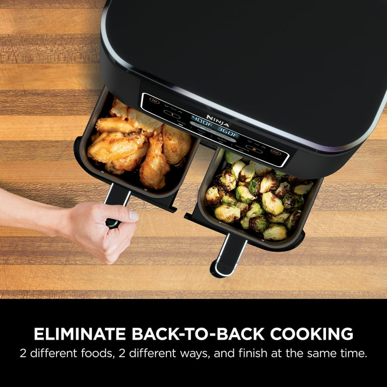 Ninja foodi 2 basket air fryer walmart discount