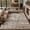 Brown, variant on MICGEEK 8'x10' Washable Area Rugs for Living Room, Vacuum friendly, Vintage Distressed Rug, Retro Carpet, Non Slip Indoor Rugs for Bedroom Home Decor Carpets, Brown