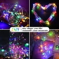 thumbnail image 4 of Fairy Lights ZGWJ 20 LED, funciona con pilas, 7 pies, 24 unidades, multicolor, 4 of 6
