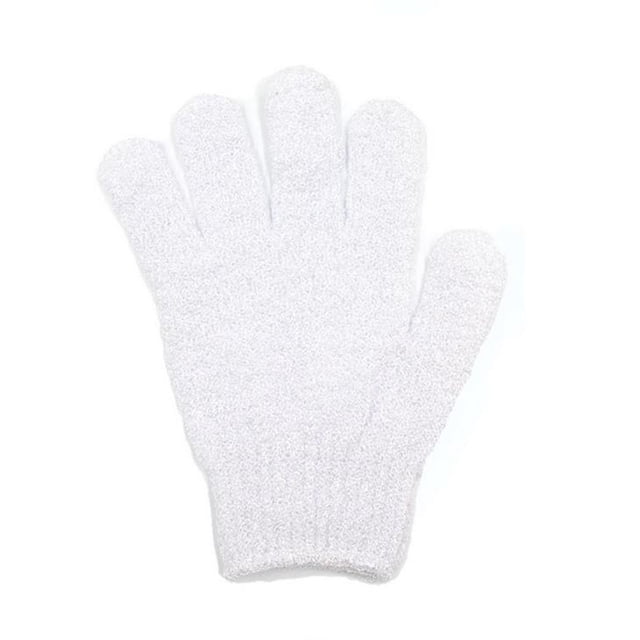 Fiudx Guantes de Baño, Manoplas de Ducha de Fibra Acrílica de Colores, Herramienta de Masaje Exfoliante, Repuesto de Toalla de Barro, Limpieza Del Hogar, Experiencia de Relajación, Par de Colores Ale