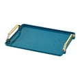 thumbnail image 2 of Plastic Tray Tea Tray Fruit Tray Beauty Salon Storage Hotel Home Use English Rectangular Cup,1×Teacup Plate Clearance, 2 of 5