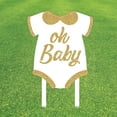 thumbnail image 5 of Way to Celebrate “Oh Baby” Onesie Plastic Lawn Sign, Baby Shower, 5 of 7