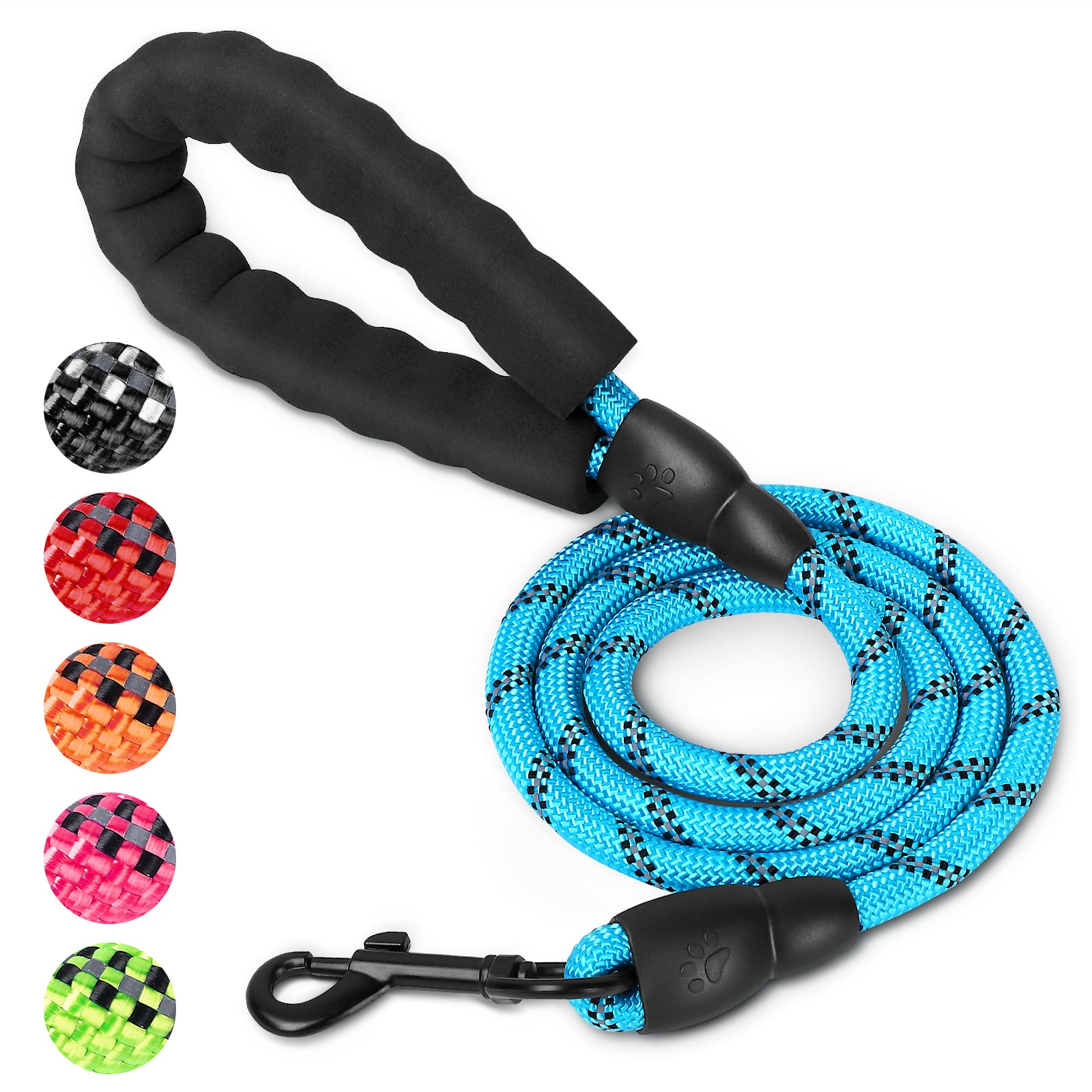 UrbanX 4FT Strong Dog Leash with Comfortable Padded Handle and Highly