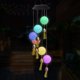 thumbnail image 4 of Lámpara de Noche Decorativa de Jardín con Carillón de Viento de Jardín IP65 Impermeable para Césped, Patio, Fiesta en Casa, Festival, Decoración Bola beige Macarena luz de carillón de viento, 4 of 8