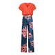 thumbnail image 4 of Traje de dos piezas informal de moda con cintura deportiva y estampado floral de verano para mujer Wmkox8yi  bvn585, 4 of 8