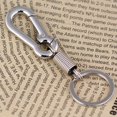 thumbnail image 4 of Sturdy Carabiner Key Chain Key Ring Key Chain Spring Key Chain Business Waist Key Chain, Silver, 4 of 6