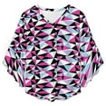 thumbnail image 4 of Abbey Bominable Women's V-Neck Blouse With 3/4 Ruffled Bell Sleeves Casual Top Ladies Blouses, 4 of 7