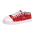 thumbnail image 2 of EliteGoogv Womens Casual Sneakers Round Toe Slip On Embroidered Shoes for Women Summer Flat Sole Walking Everyday Footwear US :6.5, 2 of 9