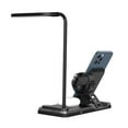 thumbnail image 2 of Chargeur Sans Fil Pliable Multifonction 15W avec Veilleuse LED et Support de Téléphone, Compatible avec Apple Watch/iPhone/AirPods, Design Portable pour Usage Domestique et Bureau, 2 of 9
